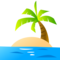 Desert Island emoji on Emojidex
